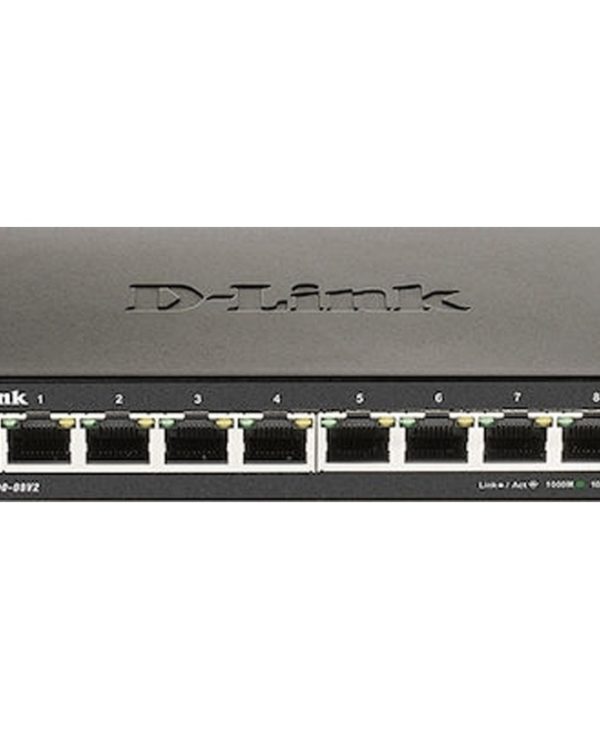 D-Link 8-Port Gigabit Smart Switch DGS-1100-08V2