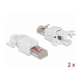 Delock Plug RJ45 Cat6 UTP Toolfree (2 Pcs) 86416