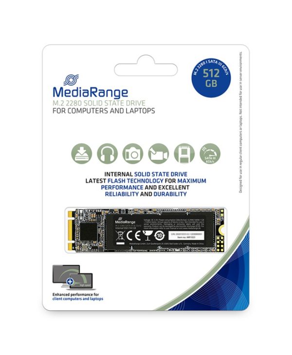 MediaRange SSD 512GB M.2 2280  SATA III MR1023