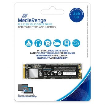MediaRange SSD 256GB M.2 2280 NVme PCIe Gen3.1x4 MR1031