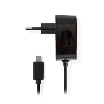 Nedis Wall Charger 3A Fixed cable USB-C 1.5m Black WCHAC300ABK