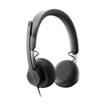 Logitech MSFT Zone Wired Headset Black 981-000870