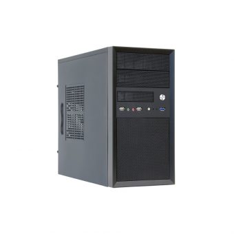 Chieftec Mesh Series Mini Tower 350W PSU Black CT-01B-350GPB