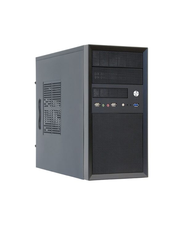 Chieftec Mesh Series Mini Tower 350W PSU Black CT-01B-350GPB