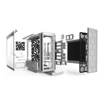 BeQuiet! Silent Base 802 Midi Tower Tempered Glass White BGW40 - Image 11
