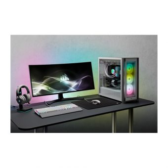 Corsair iCue 5000X RGB Mid Tower Tempered Glass White CC-9011213-WW - Image 17