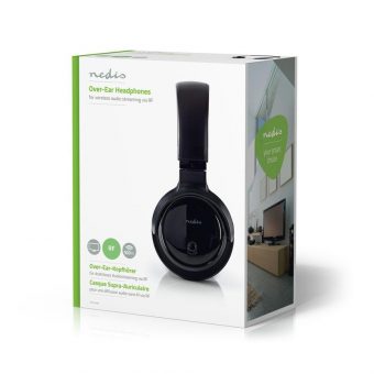 Nedis HPRF200BK Wireless On-Ear TV Headphones 5412810266456 - Image 2