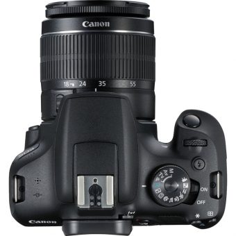 Canon DSLR EOS 2000D 18-55 SEE Black 2728C002AA - Image 2