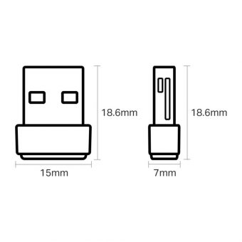 TP-Link AC600 Nano Wireless USB Adapter ARCHER T600U NANO - Image 2