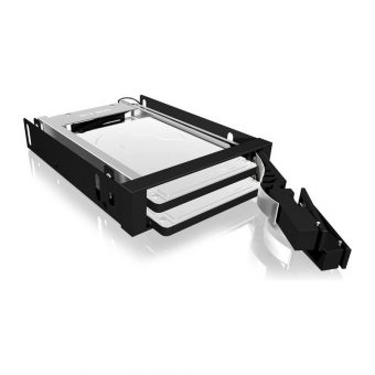RaidSonic Icy Box Mobile Rack 2x 2.5 SATA Black IB-2227STS - Image 2
