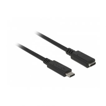 Delock Extension Cable SuperSpeed USB Type-C Male to USB Type-C Female 2m Black 85542 - Image 2