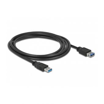 Delock Extension cable USB 3.0 Male to USB 3.0 Female 2m Black 85056 - Image 2