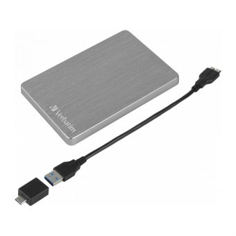 Verbatim store 'n' Go ALU Slim 1TB 2.5" USB 3.0 Space Grey 53662 - Image 2
