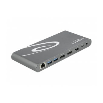 Delock USB Type-C Docking Station Triple 4K Display Grey 87772 - Image 3