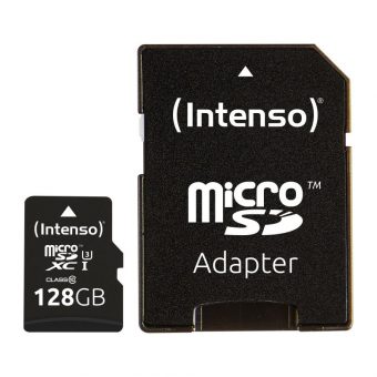 Intenso Professional R90 MicroSDXC 128GB Class 10 UHS-I U1+ Adapter 3433491 - Image 3