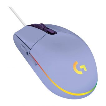 Logitech G102 Lightsync Lilac Wired Gaming Mouse 910-005854 - Image 3