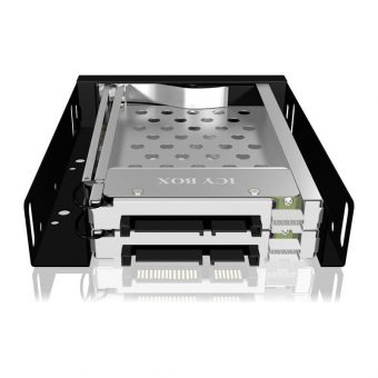 RaidSonic Icy Box Mobile Rack 2x 2.5 SATA Black IB-2227STS - Image 4