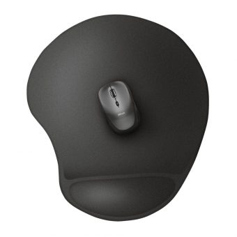 Trust BigFoot MousePad with Gel Wrist Rest XL Black 23728 - Image 4