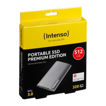 Intenso Portable SSD Premium Edition 500GB 1.8" USB 3.0 Anthracite 3823450 - Image 4