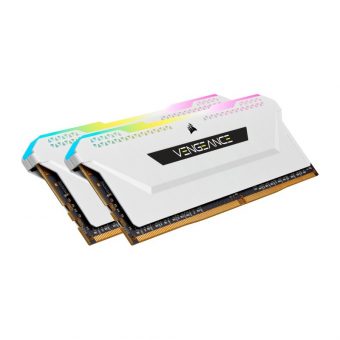 Corsair Vengeance RGB PRO SL 16GB (2x8GB) 3200MHz DDR4 White CMH16GX4M2E3200C16W - Image 3