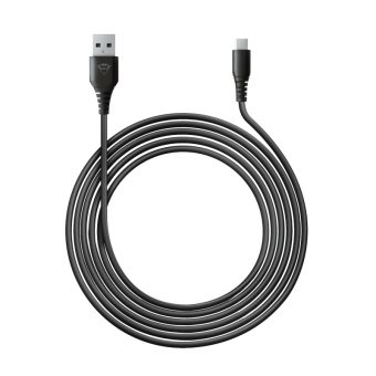 TRUST GXT226 PS5 Cable USB Type-C to USB 3m Black 24168 - Image 5