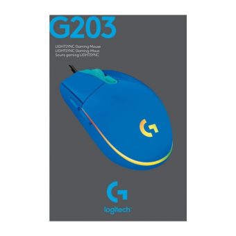 Logitech G102 Lightsync RGB Wired Gaming Mouse Blue 910-005801 - Image 8
