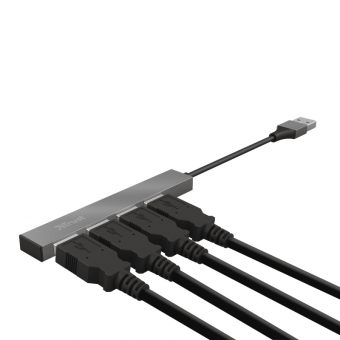 Trust Halyx Aluminium 4-Port USB 2.0 Type-A Hub 23786 - Image 9
