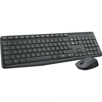 Logitech MK235 Wireless Keyboard & Mouse US Black 920-007931 - Image 4