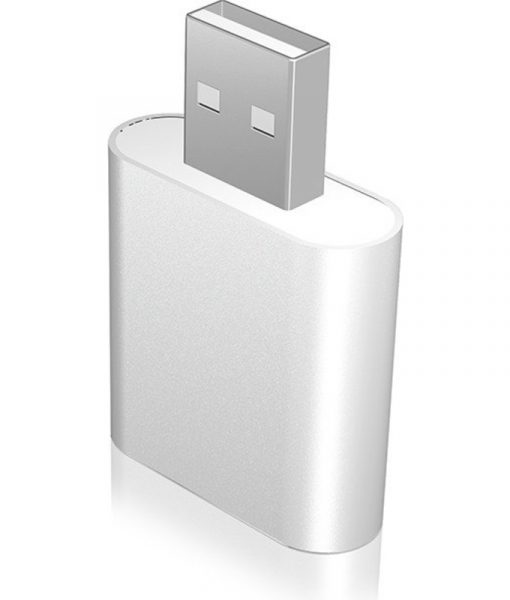 RaidSonic Icy Box Adapter USB 2.0 to 2 x 3.5mm Silver IB-AC527_2