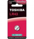 Toshiba Alkaline Battery LR43 1pcs LR43 BP-1C