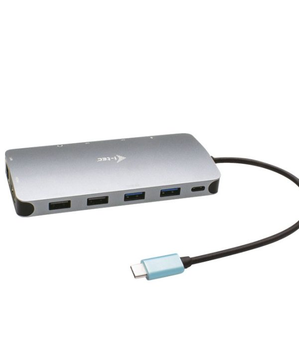 i-Tec Metal Nano USB-C To Triple Display With 100W Power Delivery C31NANODOCKPROPD