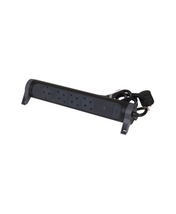 Legrand SurgeArrest 4 Outlets 1.5m Black/Grey 694511