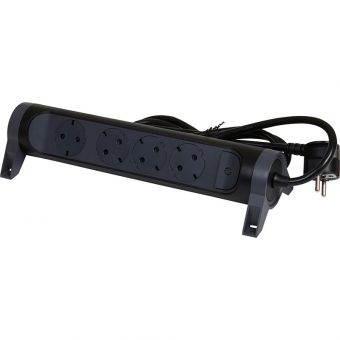 Legrand SurgeArrest 4 Outlets 1.5m Black/Grey 694530