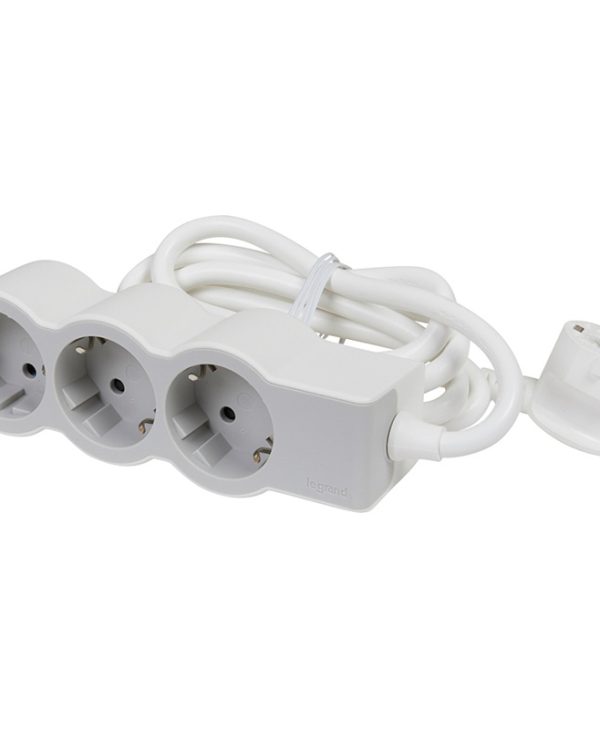 Legrand SurgeArrest 3 Outlets 3m White/Grey 694559