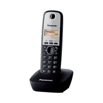 Panasonic Ασύρματο Τηλέφωνο Μαύρο/Ασημί KX-TG1611GRG