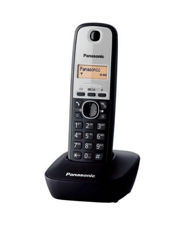 Panasonic Ασύρματο Τηλέφωνο Μαύρο/Ασημί KX-TG1611GRG