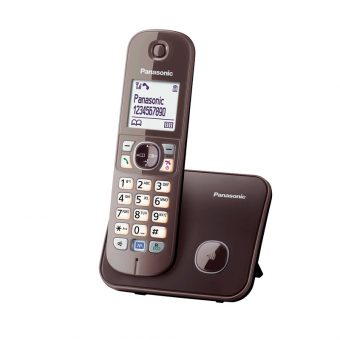 Panasonic Ασύρματο Τηλέφωνο Mocca Brown KX-TG6811GA