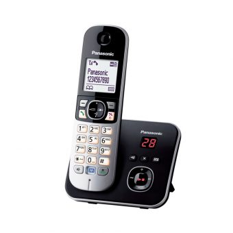 Panasonic Ασύρματο Τηλέφωνο Μαύρο KX-TG6821GB