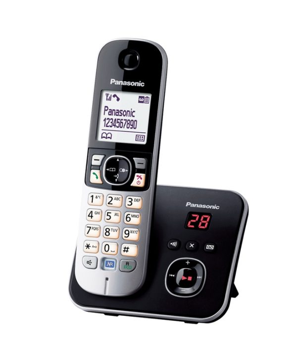 Panasonic Ασύρματο Τηλέφωνο Μαύρο KX-TG6821GB