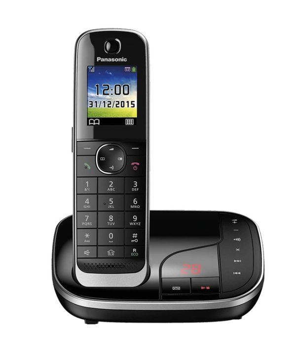 Panasonic Ασύρματο Τηλέφωνο Μαύρο KX-TGJ320GB