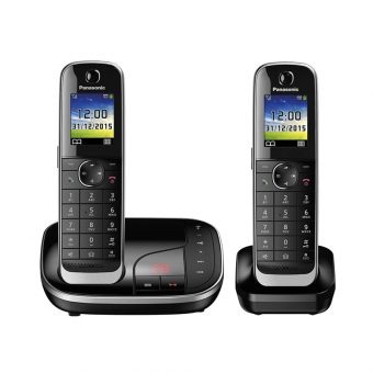 Panasonic Ασύρματο Τηλέφωνο Μαύρο KX-TGJ322GB
