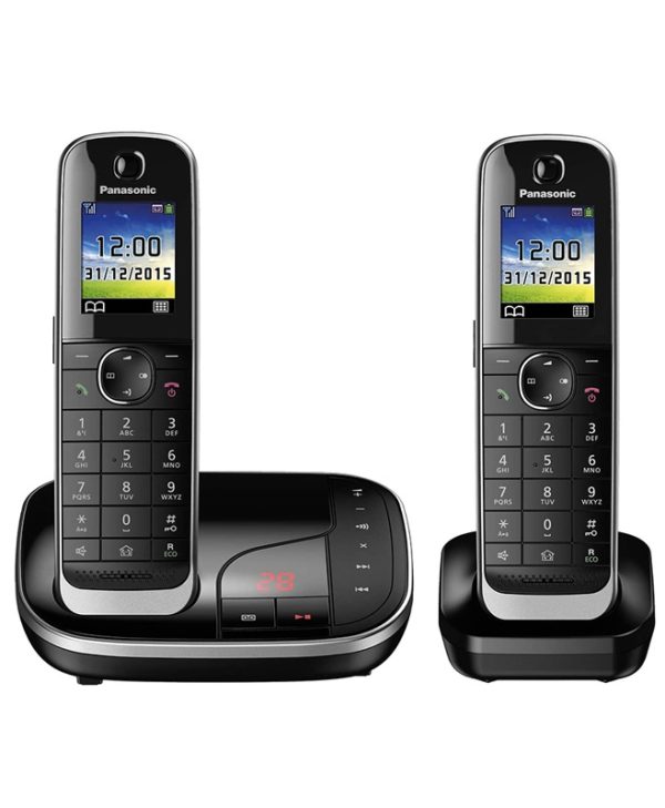 Panasonic Ασύρματο Τηλέφωνο Μαύρο KX-TGJ322GB