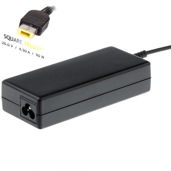 Akyga Power Supply 20V/4.5A 90W for Lenovo with square yellow Plug AK-ND-29