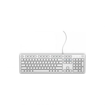 Dell KB216 Multimedia Wired Keyboard White US 580-ADGM
