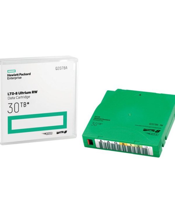 HPE LTO-8 Ultrium 30TB RW Data Cartridge Q2078A
