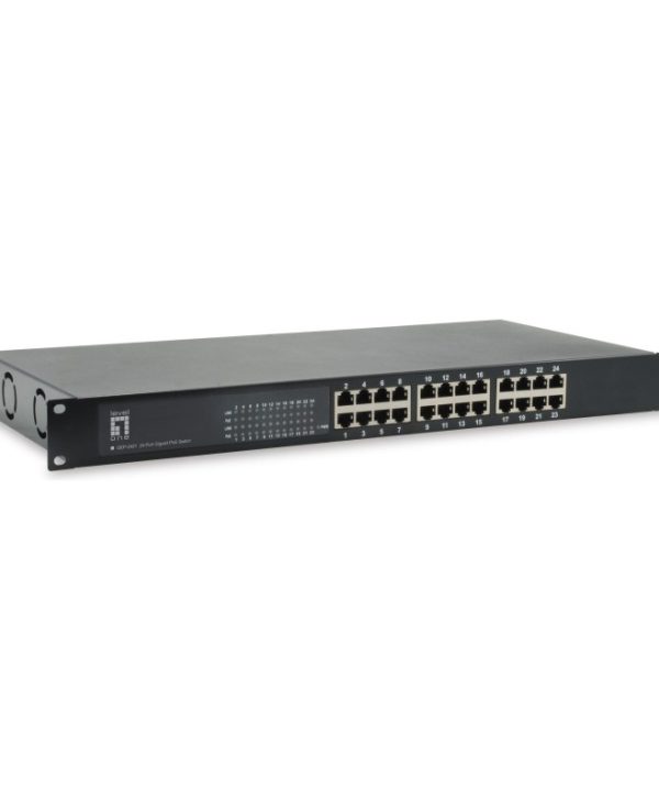 LevelOne GEP-2421W630 Rackmount Gigabit 24-Port Switch 630W PoE+