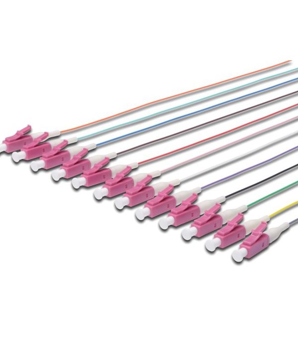 Digitus Optical Fiber LC 50/125 Cable 12pcs Colored OM4 LSZH 2m Digitus Optical Fiber LC Cable 2m DK-25332-02-4