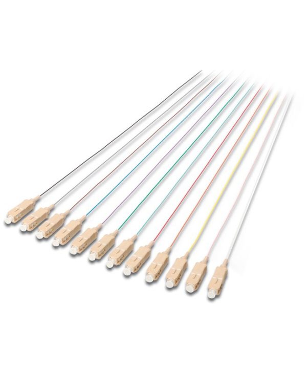 Digitus Fiber Pigtail SC 50/125 OM3 LSZH 2m 12pcs Brown DK-25221-02/3