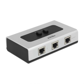 Delock Switch RJ45 10Gbps 2port Manual Bidirectional 87673