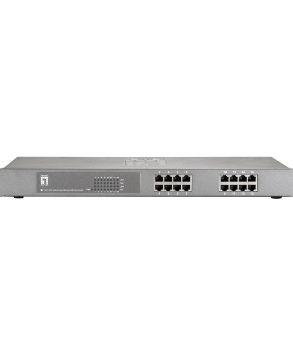 LevelOne FEP-1612W120 16-Port Switch 112W PoE+